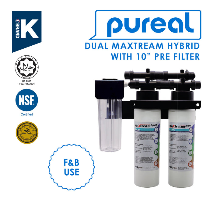Commercial water filter for hotel Kota Kinabalu | Maxtream 3-Stage