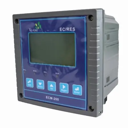 Advanced ECM-200 Online Conductivity / Resistivity Meter liquid analyzer for water treatment | SWFI