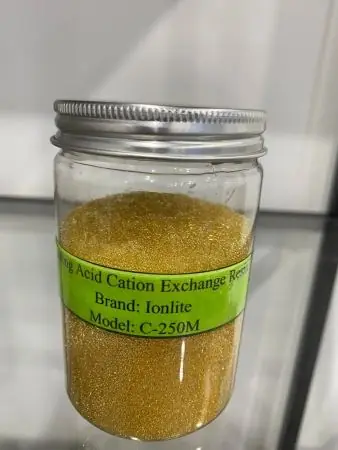 Premium Grade Strong Acid Cation Exchange Resin (Ionlite C250M) ion exchange resin for water treatment | SWFI
