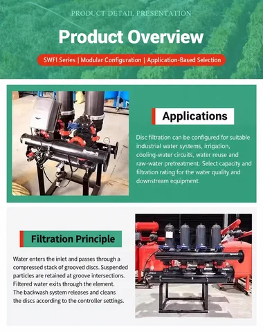 Disc filtration overview | SWFI Automatic Disc Filter System