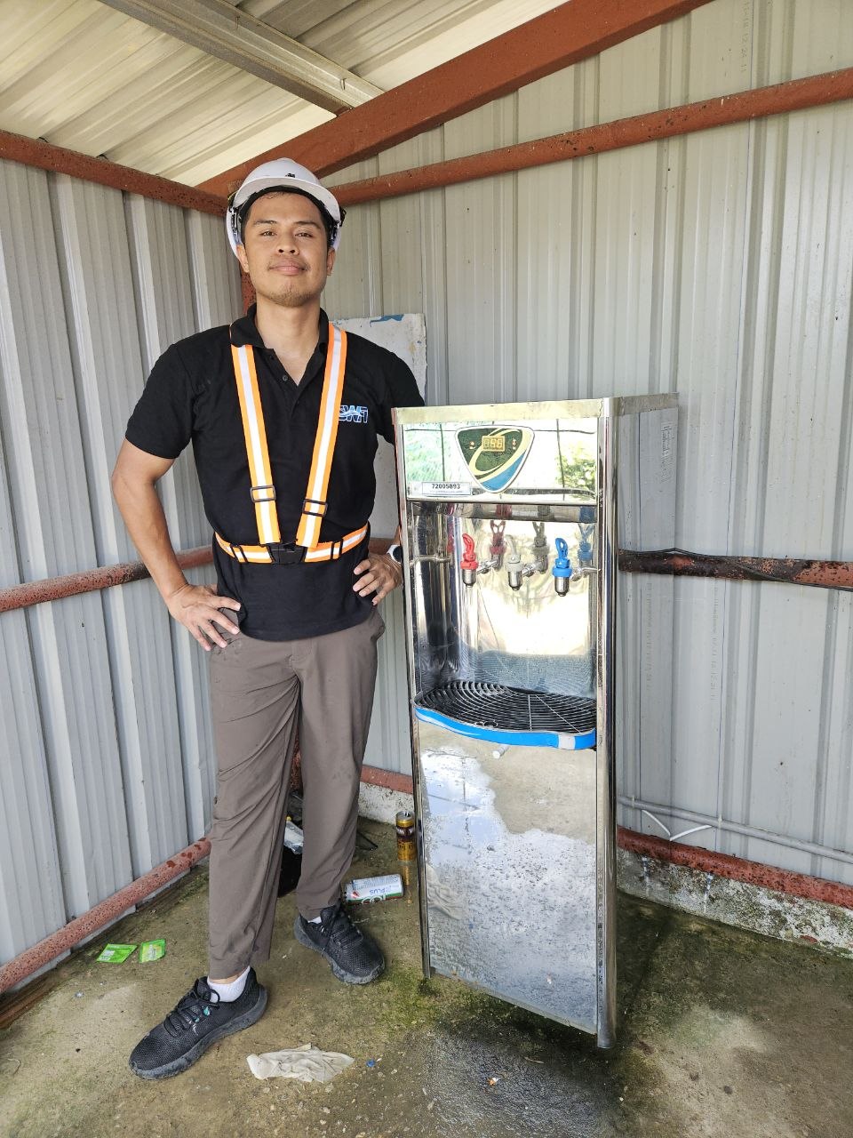 SWFI drinking-water dispenser at Genting Tanjung Estate